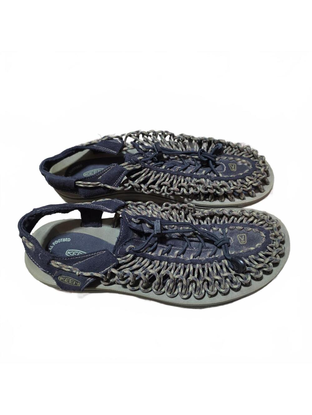 KEEN Uneek Men's Sandals Size 11.5 Navy Blue Comfortable Outdoor Open Air Shoe